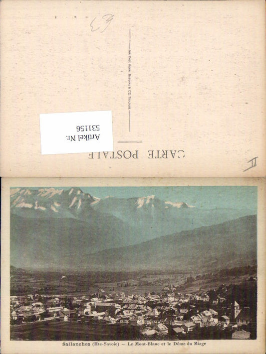 531156,France Haute Savoie Sallanches Mont Blanc