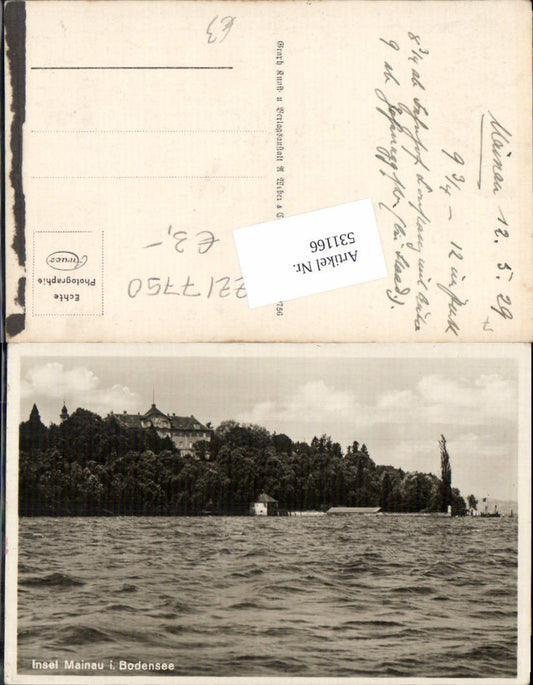 531166, Mainau Island in Lake Constance, Constance, view towards the shore