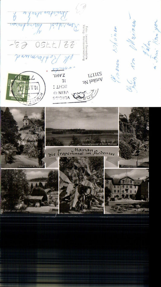 531171, Mainau Island in Lake Constance, Constance, multi-image tropical island
