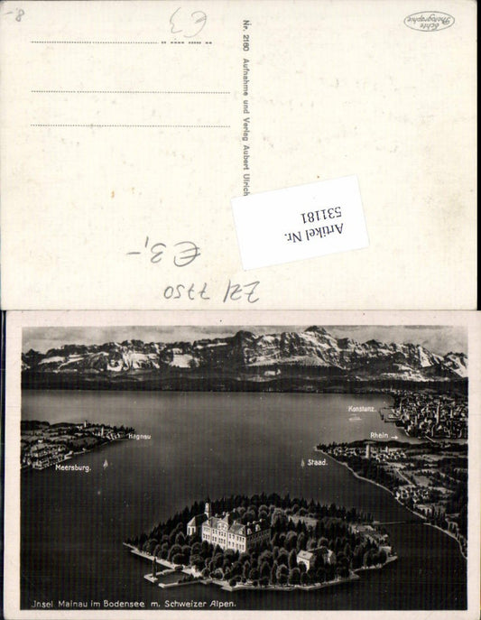 531181, Mainau Island in Lake Constance, Constance, Bird's-eye view