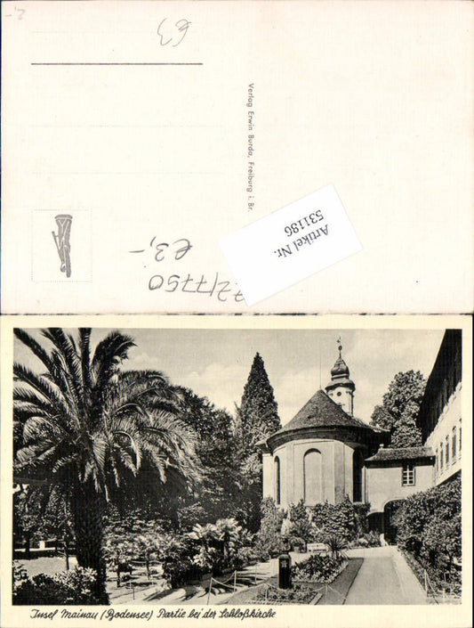 531186, Mainau Island in Lake Constance, Constance, view near the castle church