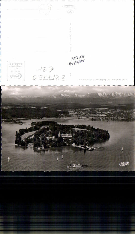 531189, Mainau Island in Lake Constance, Constance, aerial photograph, Cekade aerial view