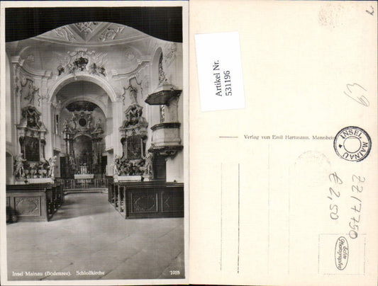 531196, Mainau Island in Lake Constance, Constance Castle Church Interior