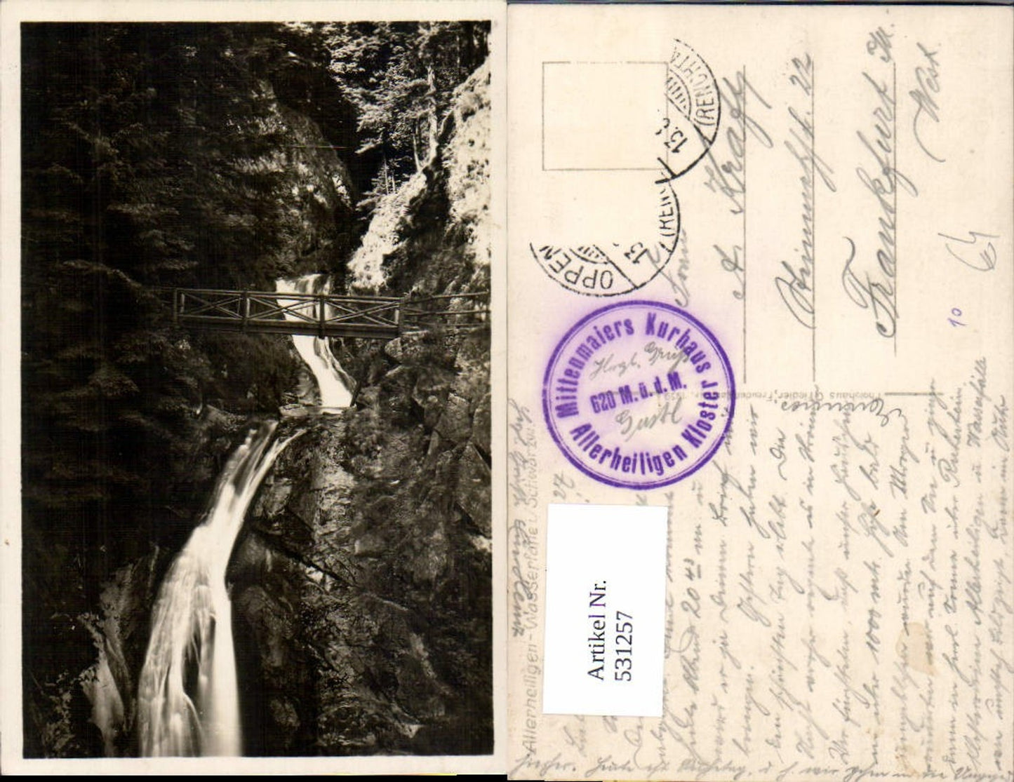 531257,Allerheiligen Wasserfall i. Schwarzwald Oppenau