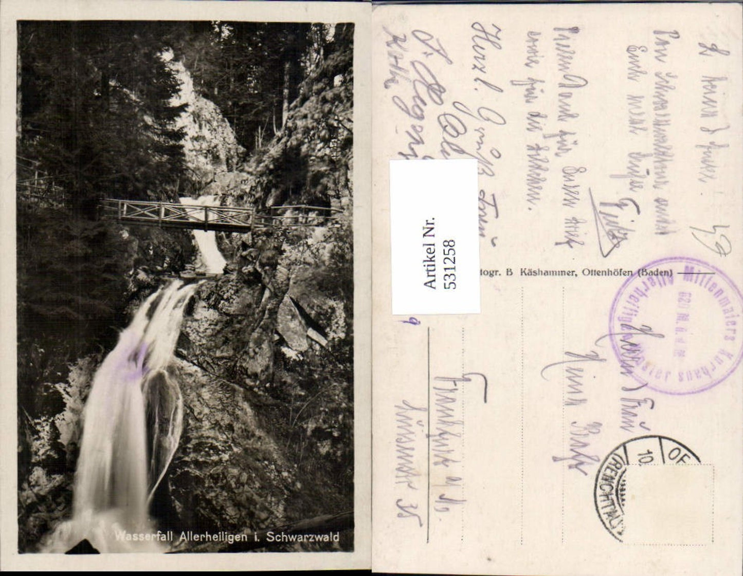 531258,Allerheiligen Wasserfall i. Schwarzwald Oppenau