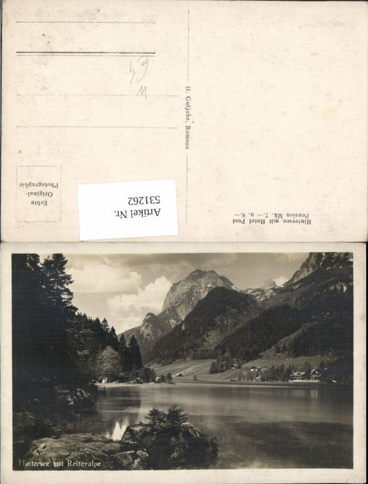 531262,Hintersee m. Reiteralpe Ramsau bei Berchtesgaden