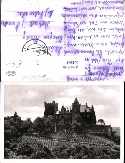 531264,Foto Ak Bingen a. Rhein Burg Klopp