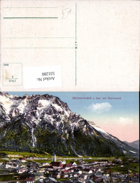 531280,Mittenwald a. Isar m. Karwendel