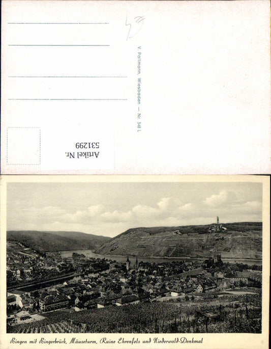 531299,Bingen m. Bingerbrück Mäuseturm Ruine Ehrenfels Niederwalddenkmal