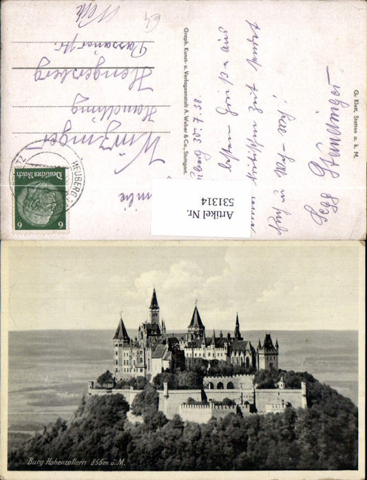 531314, Hohenzollern Castle Bisingen