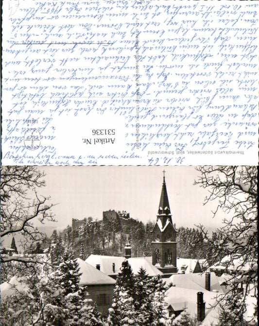 531336, Badenweiler Black Forest Partial view Winter