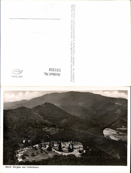 531358, Photo Ak Bürgeln Castle with Hochblauen Schliengen