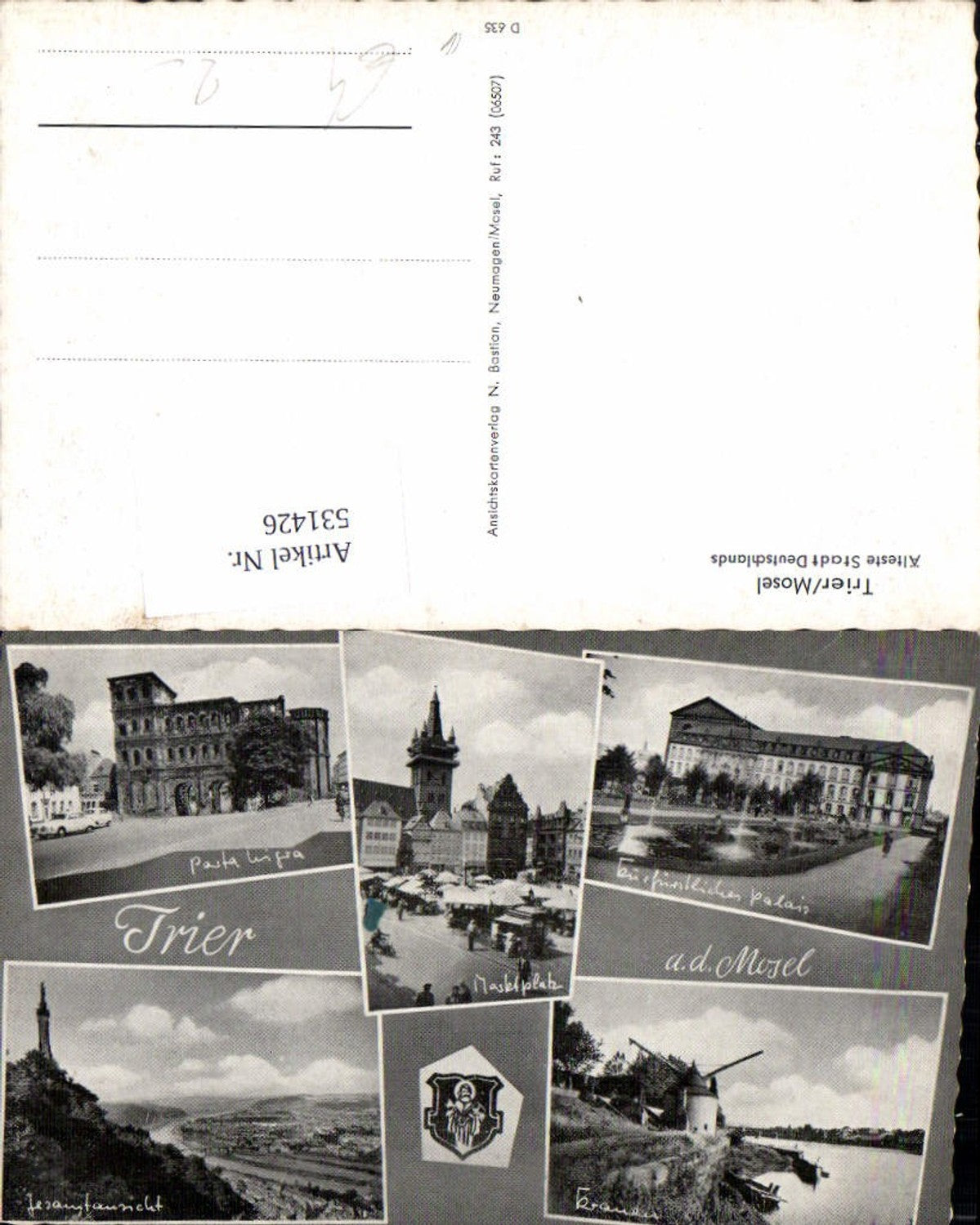 531426,Mehrbild Ak Trier Mosel Kurfürstliches Palais Gesamtansicht