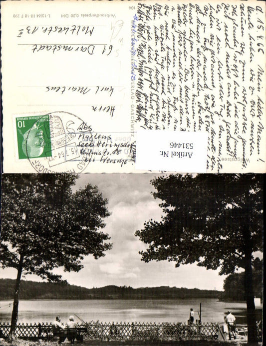 531446,Wolgastsee Stempel Korswandt über Usedom