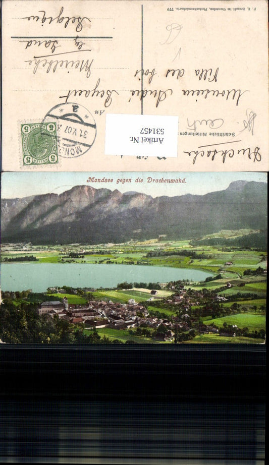 531457,Mondsee gegen die Drachenwand pub Brandt 779