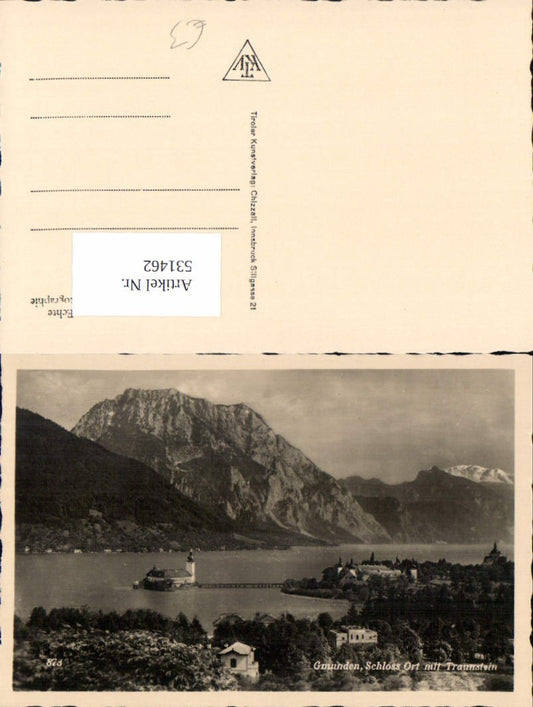 531462,Gmunden am Traunsee Schloss Ort Traunstein