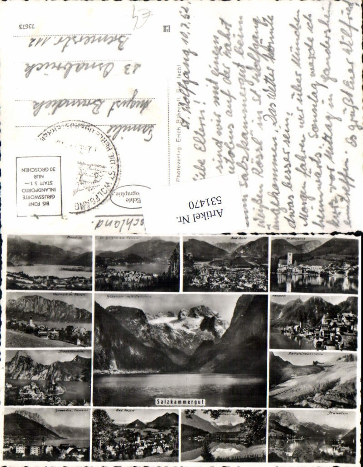 531470,Salzkammergut Mehrbild Gmunden Traunsee Grundlsee Aussee Gosausee Gosau Bad Ischl