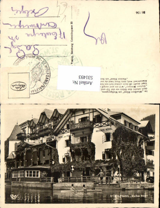 531493,St. Wolfgang am Wolfgangsee Weißes Rössl Boot pub Cosy 136