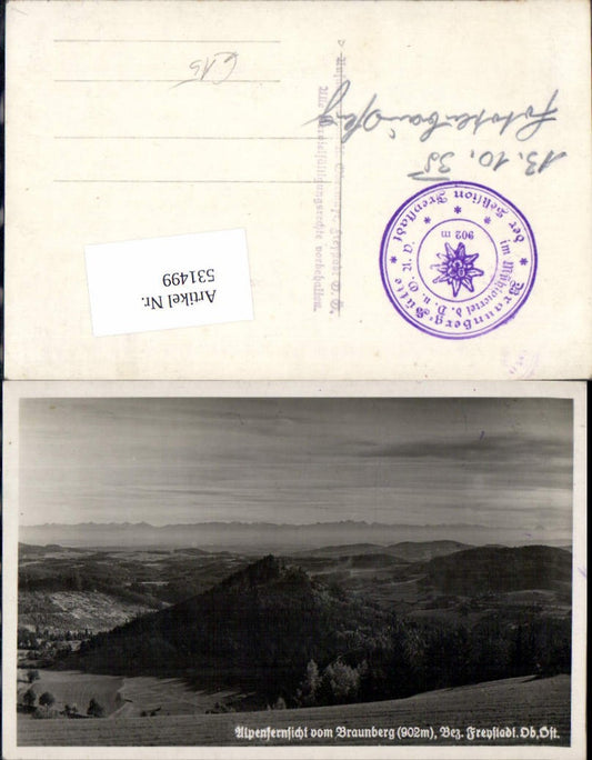 531499,Witzelsberg St. Oswald Freistadt Fernsicht v. Braunberg