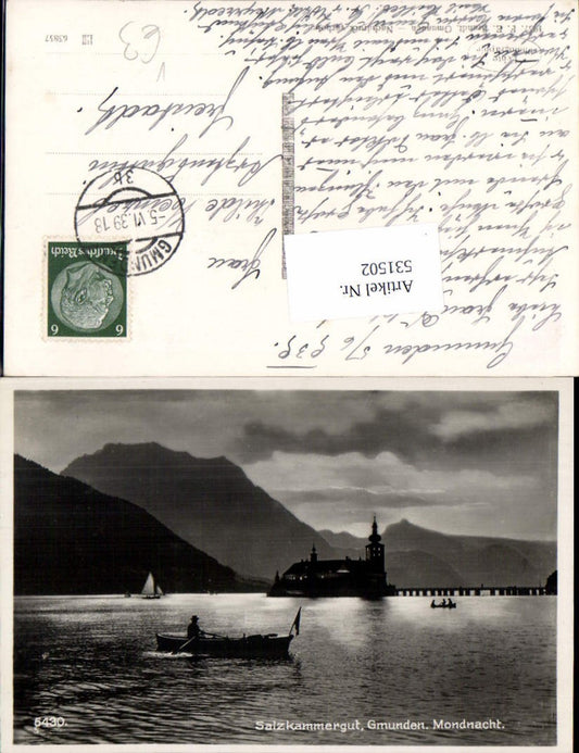 531502,Foto-AK Salzkammergut Gmunden Traunsee Schloss Ort Orth pub Brandt 5430