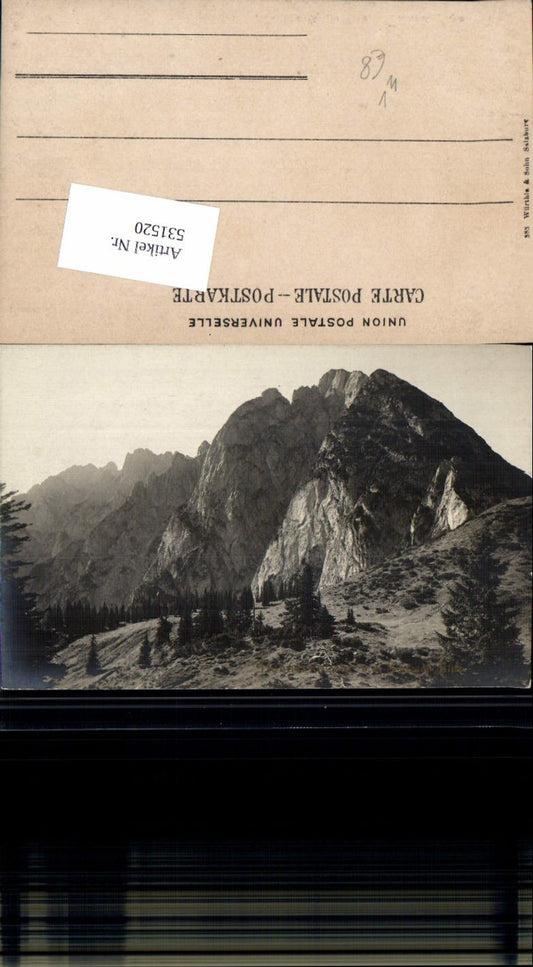 531520,seltene Foto-AK Zwieselalpe Gosau Donnerkogeln pub Würthle 381