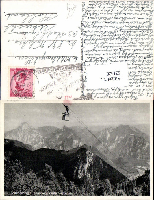 531528,Salzkammergut Feuerkogel Ebensee Seilbahn Seilschwebebahn pub Brandt 9772