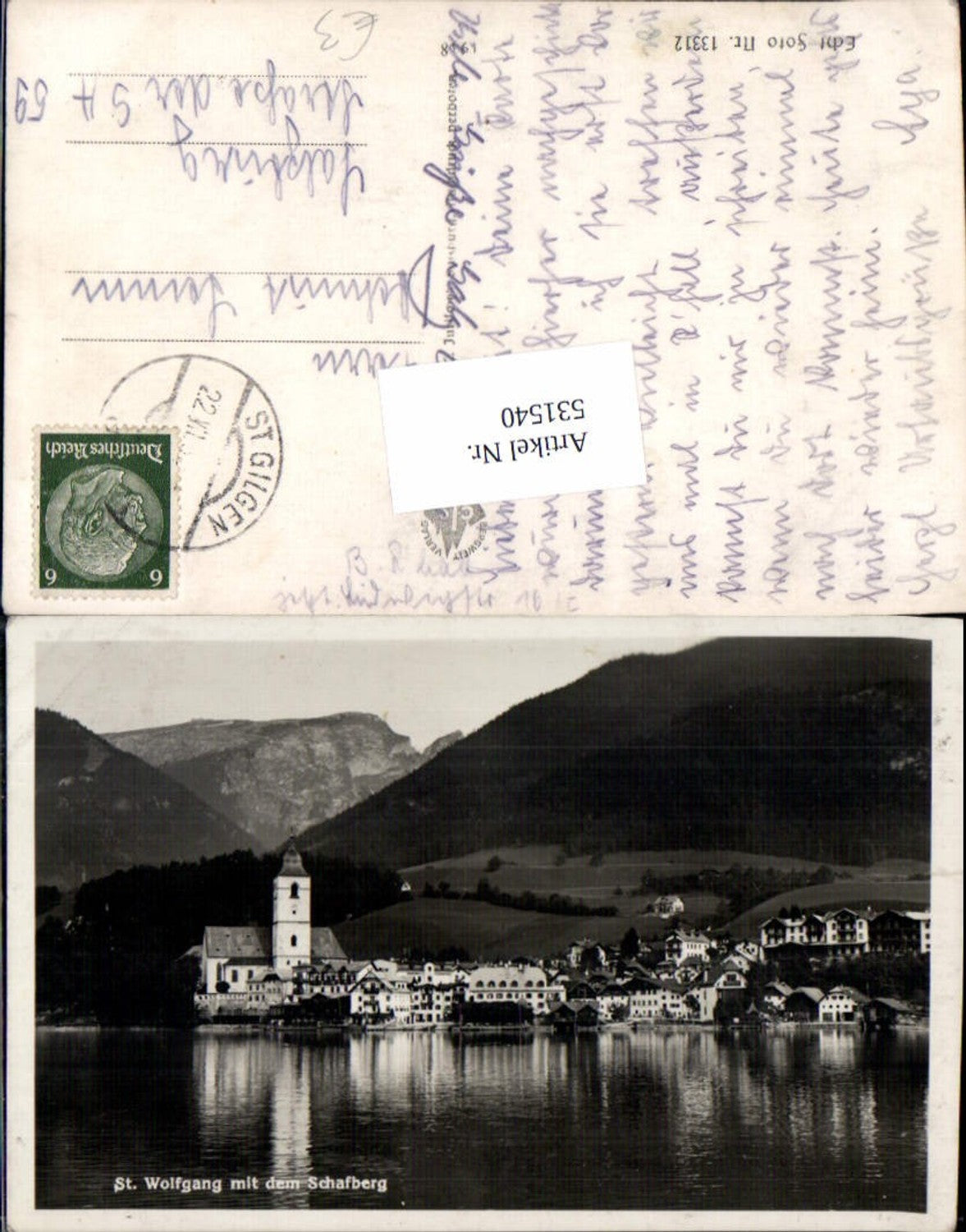 531540,St. Wolfgang am Wolfgangsee m.d. Schafberg