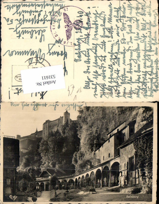 531611,Salzburg Stadt St. Peter Friedhof Feldpos Geb. Pionier pub Cosy B 455