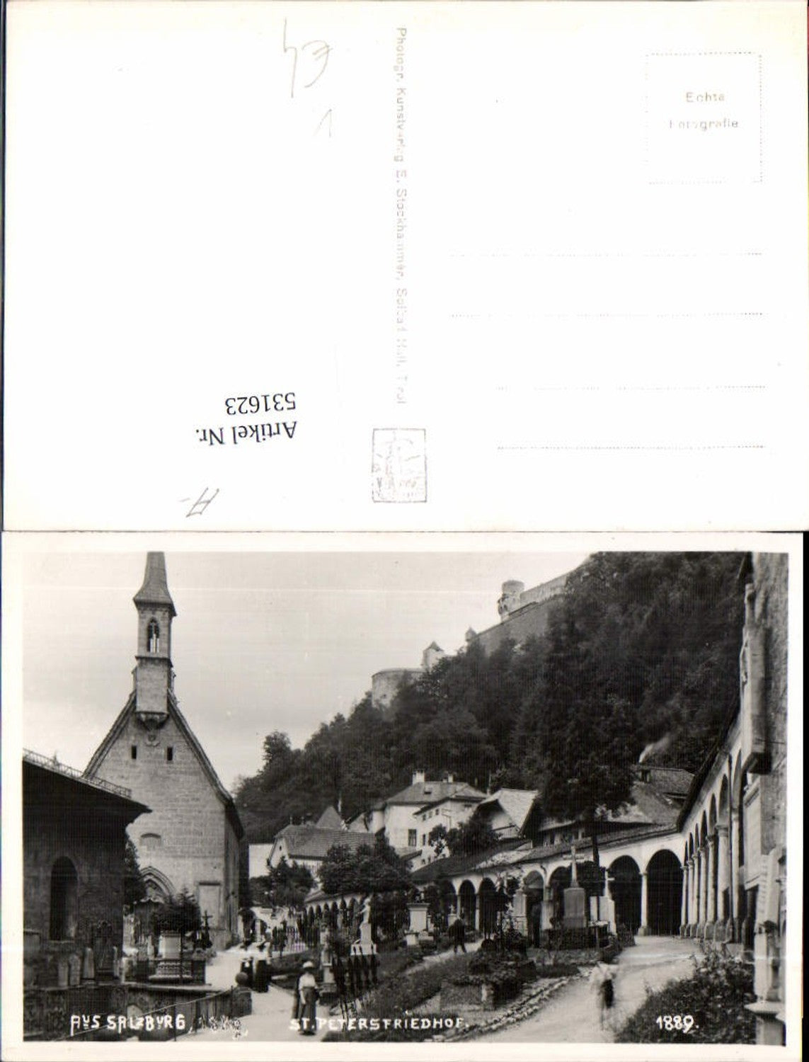 531623,Salzburg Stadt St. Peter Friedhof pub Stockhammer 1889