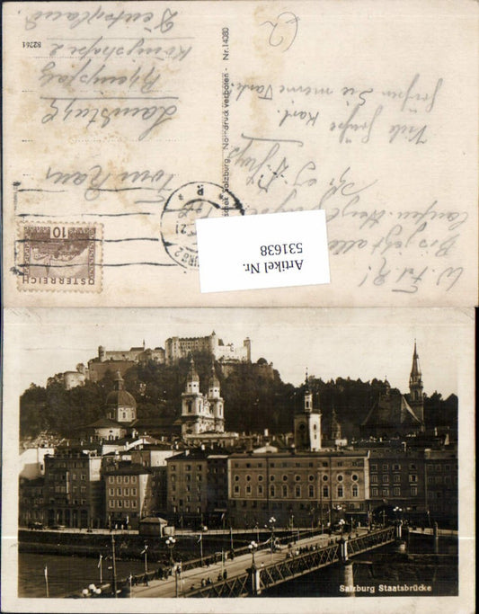 531638,Salzburg Stadt Staatsbrücke Brücke