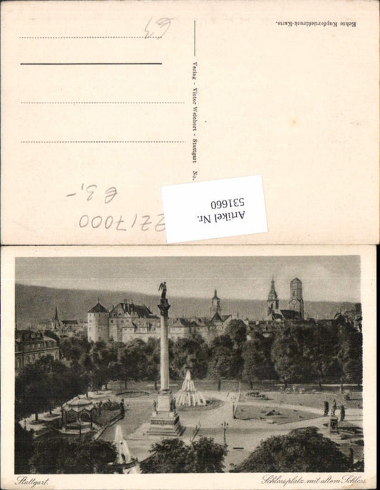 531660, Stuttgart, Platz Alter Schloss