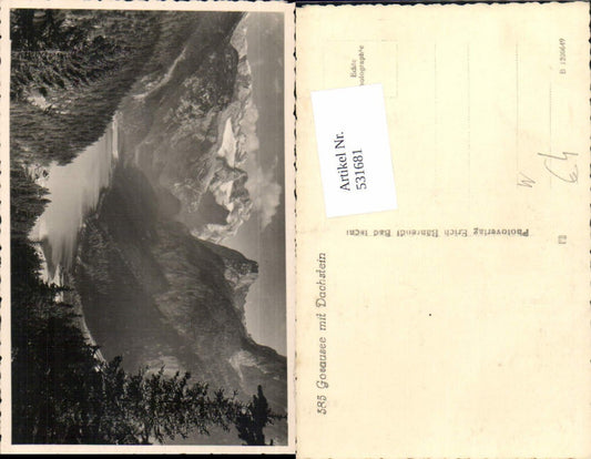 531681,Foto-AK Gosau Gosausee mit Dachstein pub Bährendt 385