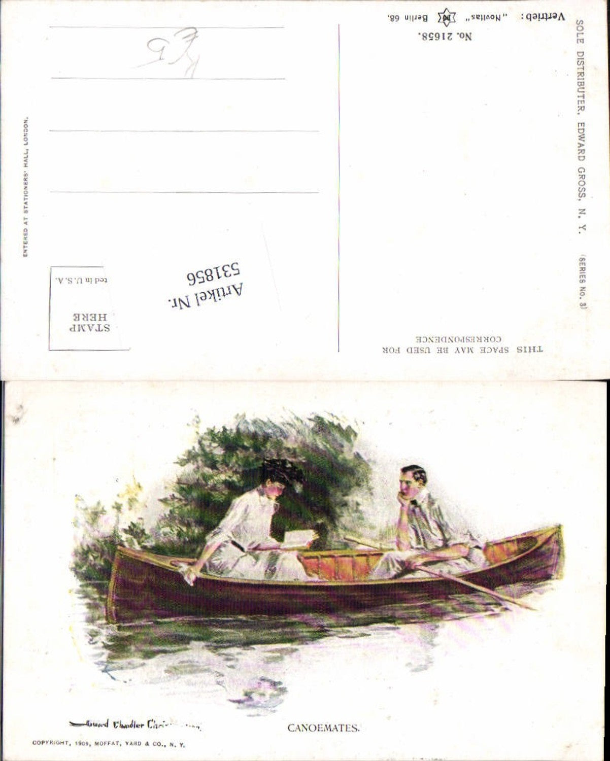 531856,Künstler AK Howard Chandler Christy Frau Liebe Paar