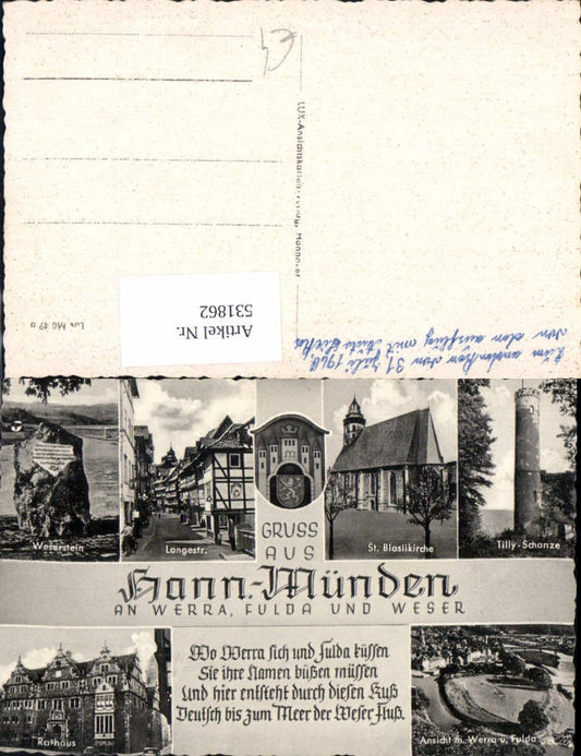 531862,Hann. Münden Lk Göttingen