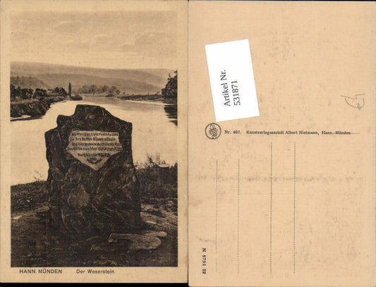 531871,Hann. Münden Lk Göttingen Weserstein