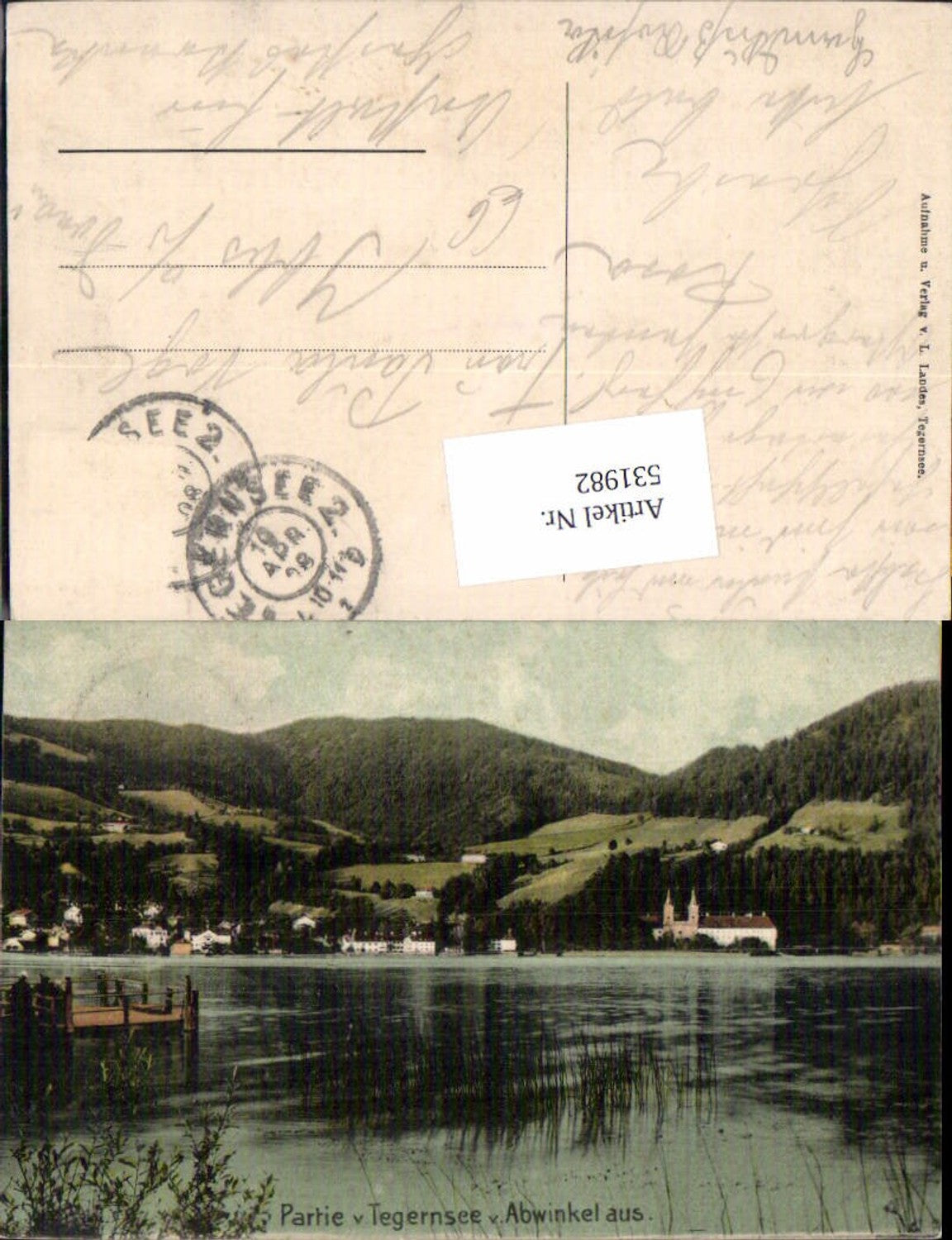 531982,Partie von Tegernsee Rottach Egern v. Abwinkel aus