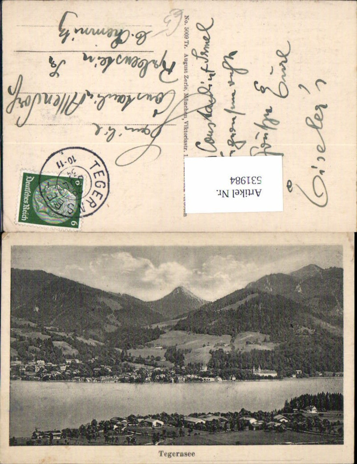 531984,Tegernsee Rottach Egern um 1918