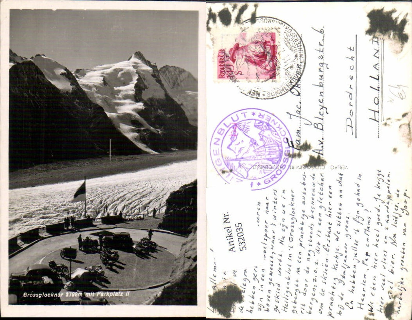 532035,Grossglockner Hochalpenstrasse Heiligenblut Parkplatz 2