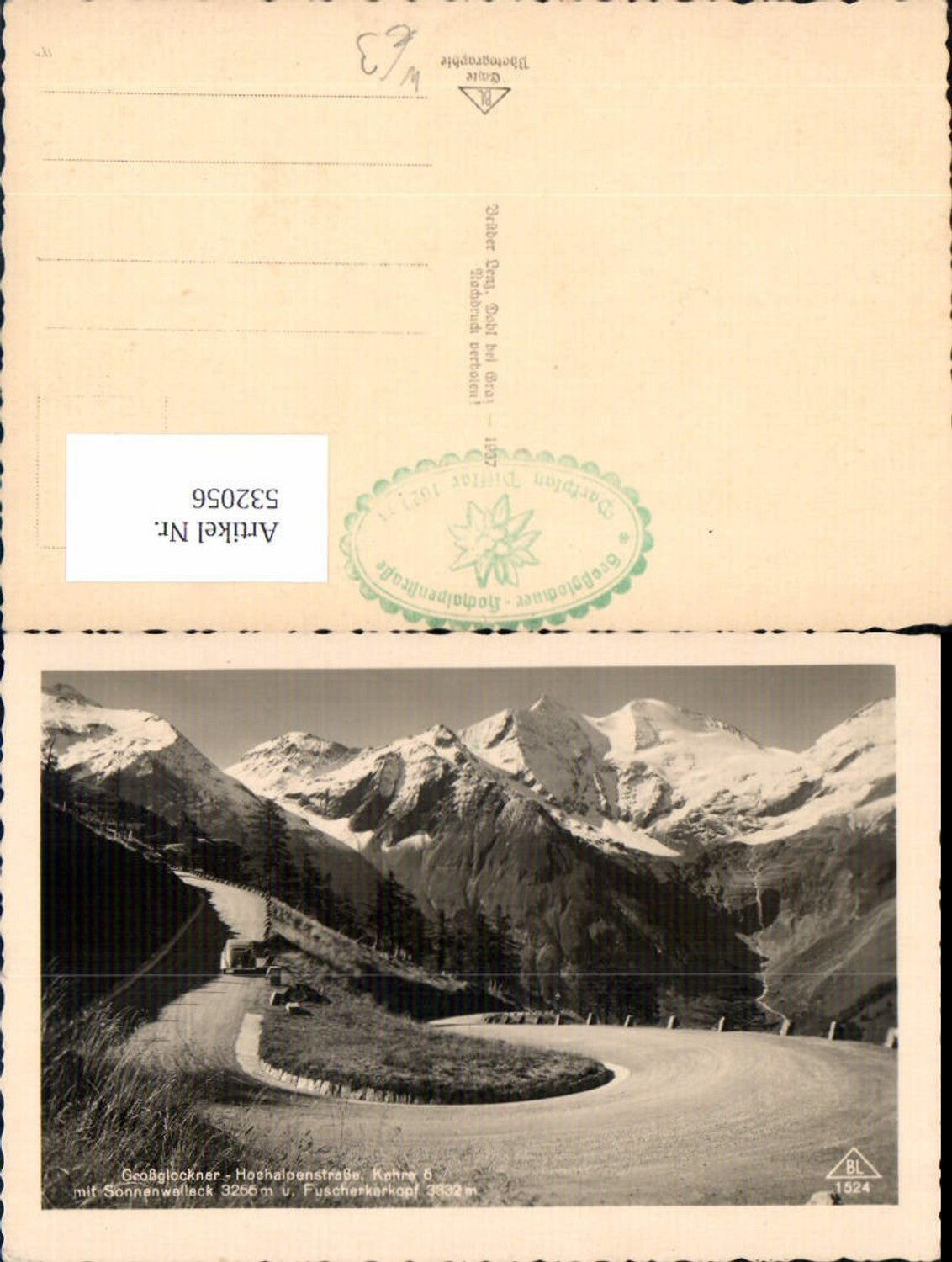 532056,Grossglockner Hochalpenstrasse Heiligenblut Kehre 6