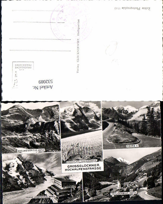 532089,Grossglockner Hochalpenstrasse Heiligenblut Kehre Mehrbild