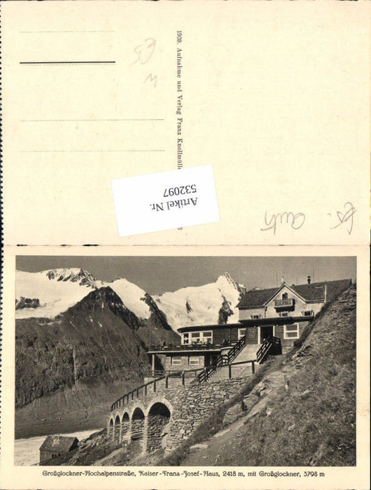 532097,Grossglockner Hochalpenstrasse Heiligenblut Franz Josef haus