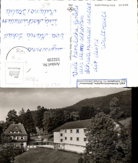 532239, Children's Recreation Home Hohenhaus Schapbach, Wolfach District
