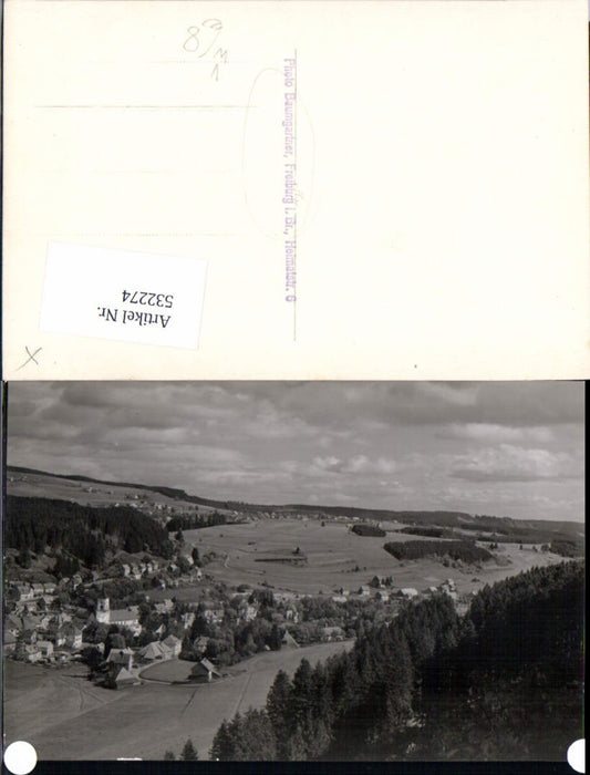 532274, Photograph E. Baumgartner Freiburg im Breisgau area Photo postcard