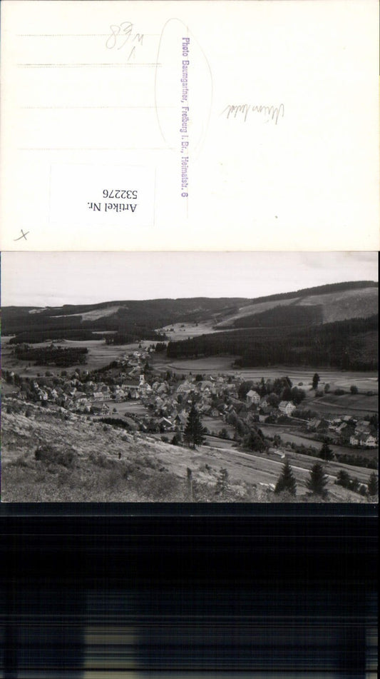 532276, Photograph E. Baumgartner Freiburg im Breisgau area Photo postcard