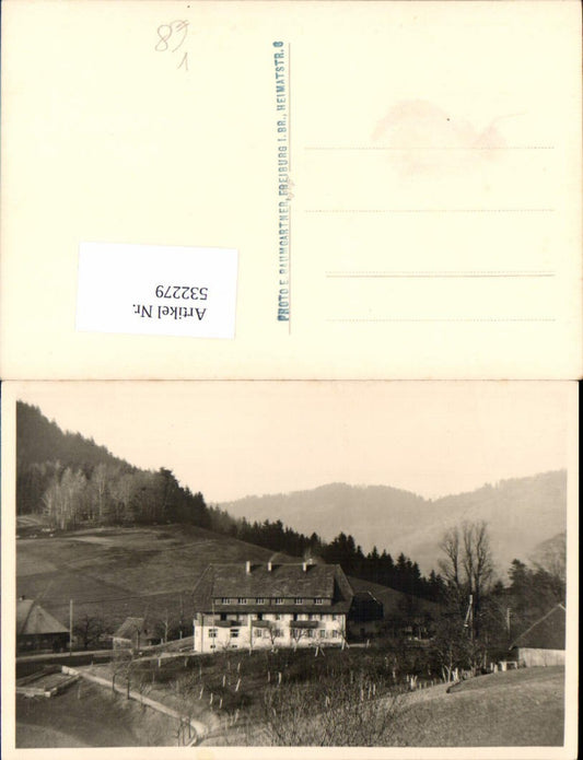 532279, Photograph E. Baumgartner Freiburg im Breisgau area Photo postcard