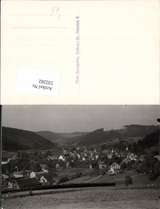 532282, Photograph E. Baumgartner Freiburg im Breisgau area Photo postcard