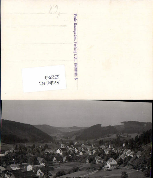 532283, Photograph E. Baumgartner Freiburg im Breisgau area Photo postcard