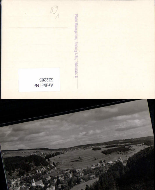 532285, Photograph E. Baumgartner Freiburg im Breisgau area Photo postcard