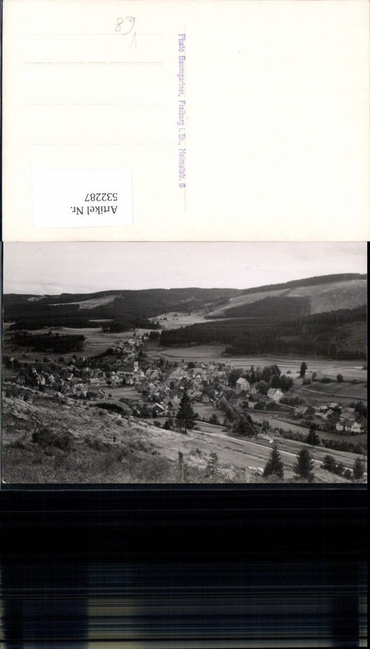 532287, Photograph E. Baumgartner Freiburg im Breisgau area Photo postcard