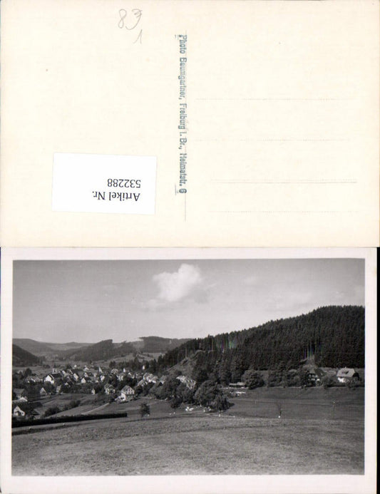 532288, Photograph E. Baumgartner Freiburg im Breisgau area Photo postcard
